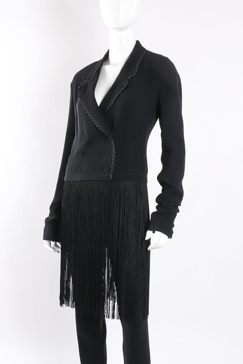 2007 S/S Viktor & Rolf Detachable Fringe Jacket and Pant Set on mannequin crop at Recess LA