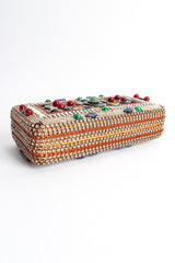 Vintage Walborg Glass Stone & Rhinestone Box Clutch base @ Recess LA