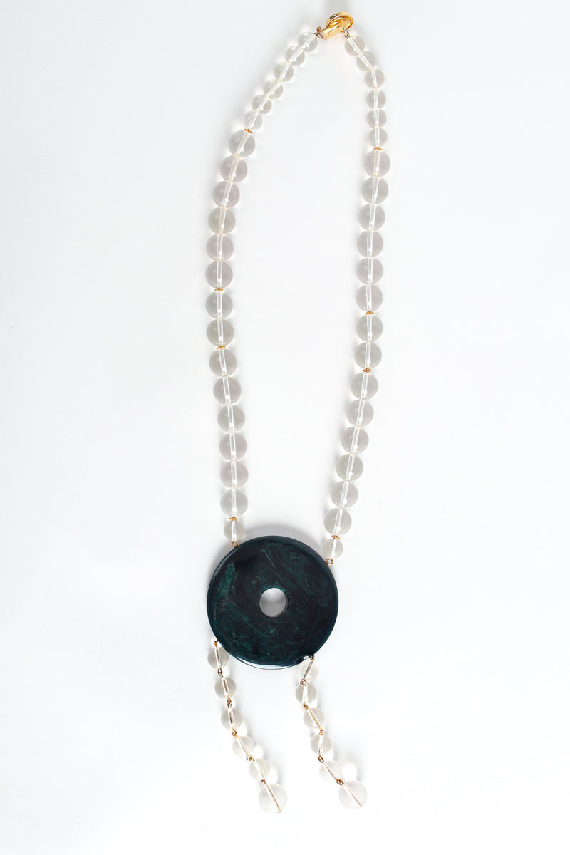 Vintage William deLillo Lucite Disc Necklace at Recess Los Angeles