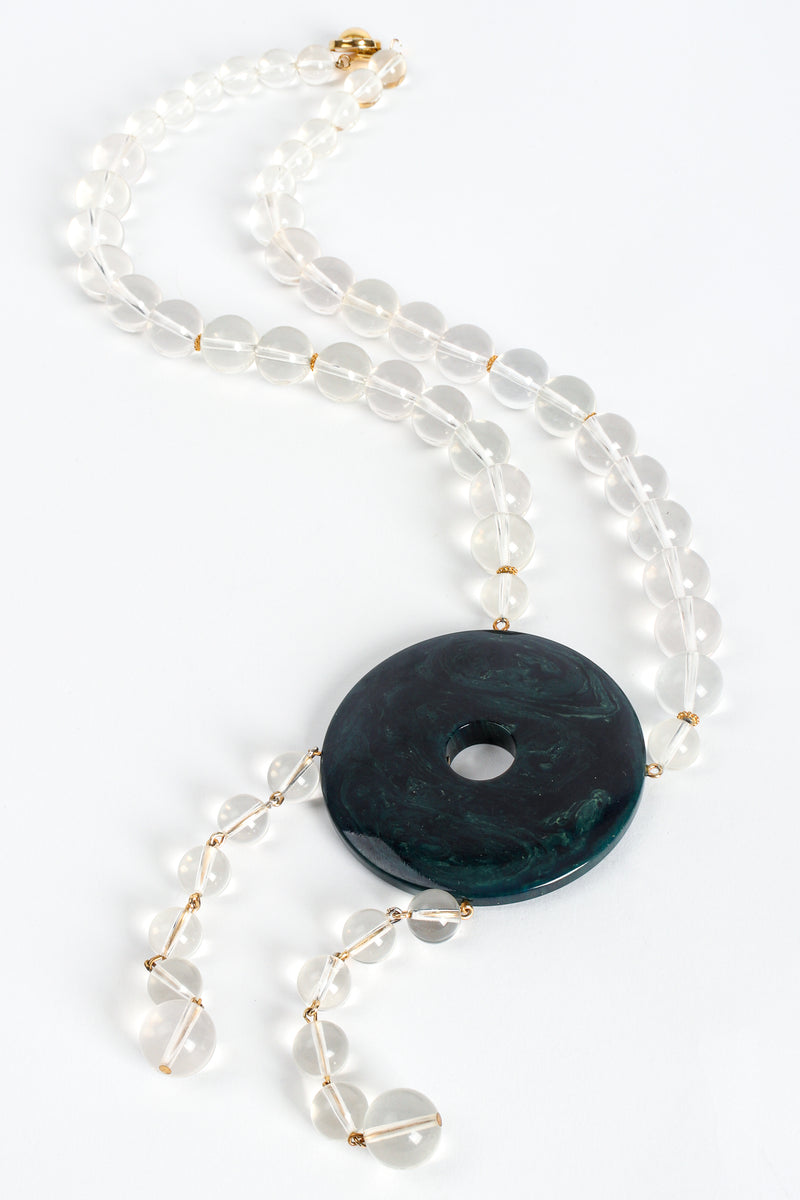 Vintage William deLillo Lucite Disc Necklace at Recess Los Angeles