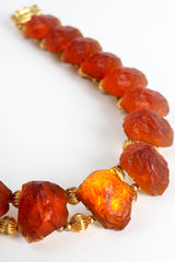 Vintage William deLillo Luminous Amber Collar Necklace at Recess Los Angeles