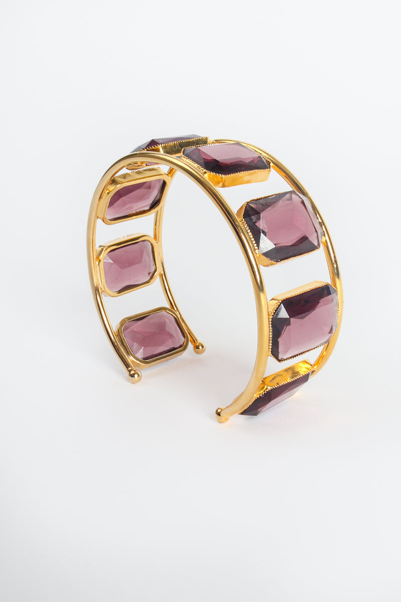 Vintage William deLillo Smoky Amethyst 8-Stone Armband at Recess Los Angeles