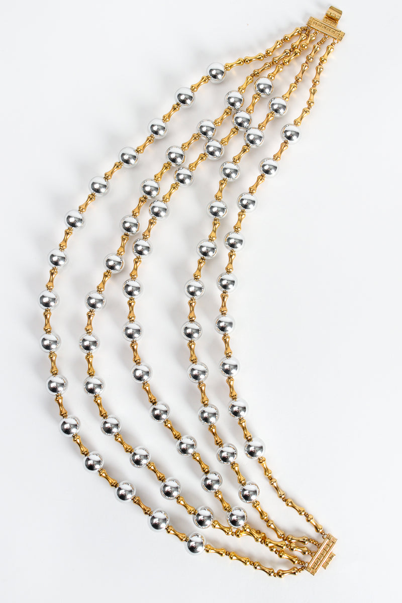 Vintage William deLillo Multi-Strand Layered Garland Collar Necklace at Recess Los Angeles