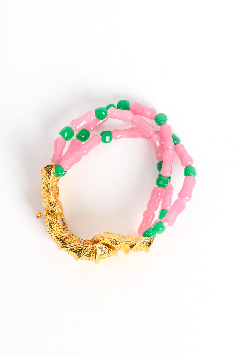 Vintage William deLillo Glass Bead Crustacean Bracelet at Recess Los Angeles