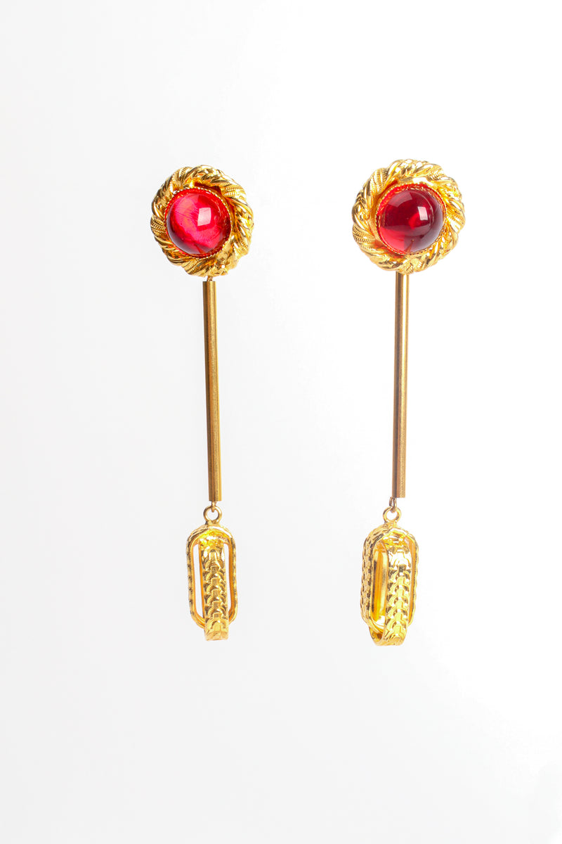 Vintage William deLillo Cherry Drop Earrings at Recess Los Angeles