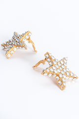 Vintage William deLillo Rhinestone Star Earrings Set at Recess Los Angeles