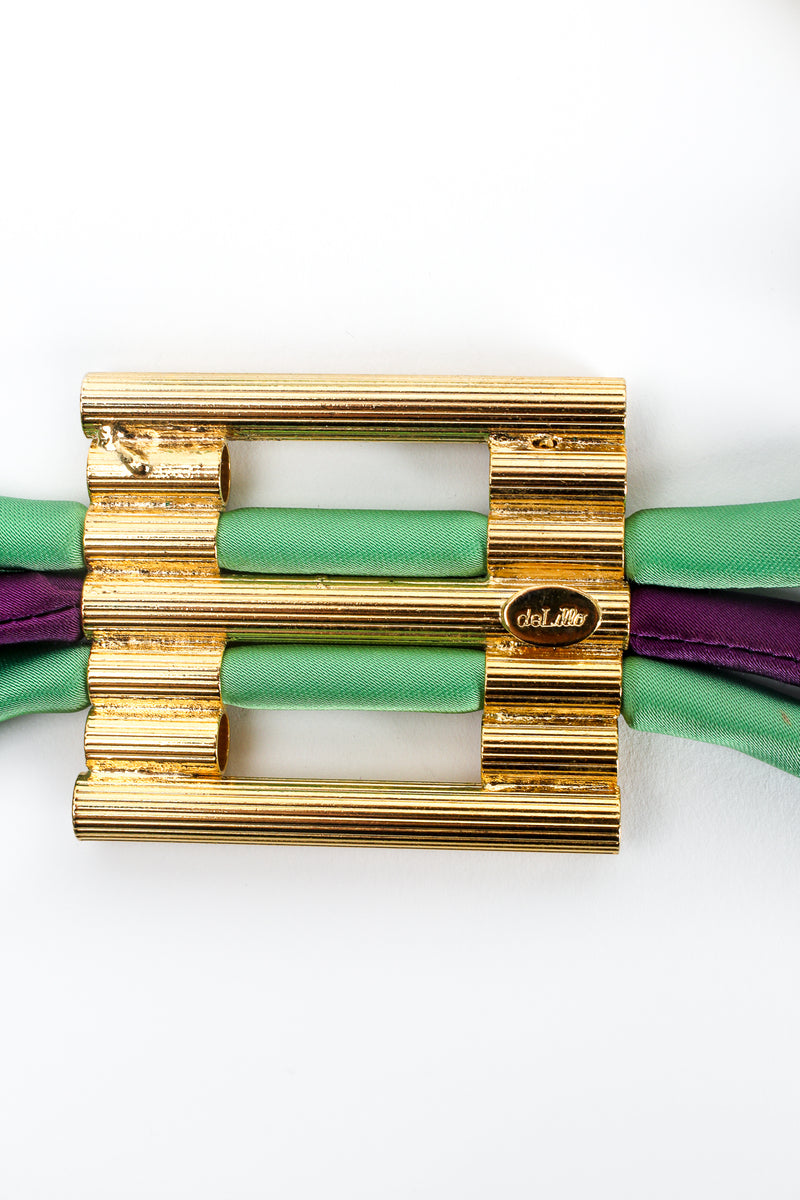 Vintage William deLillo 3-Strand Spaghetti Rope Belt signature cartouche at Recess Los Angeles