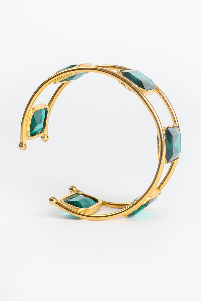 Vintage Wiliam deLillo Emerald 6-Stone Armband at Recess Los Angeles