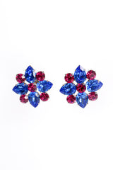 Crystal Arabesque Flower Earrings