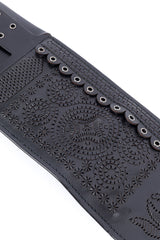 Yves Saint Laurent woven pocket waist belt details @recessla