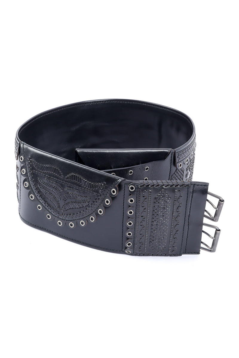 Yves Saint Laurent woven pocket waist belt product shot @recessla