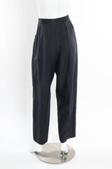 Vintage Yves Saint Laurent Wool Tux Pant mannequin back @ Recess LA