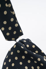 Yves Saint Laurent Silk Polka Dot Coat Dress