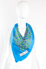 Square Tile Silk Scarf