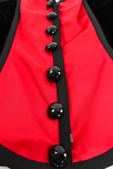 Vintage YSL Yves Saint Laurent Velvet Satin Corset detail at Recess Los Angeles