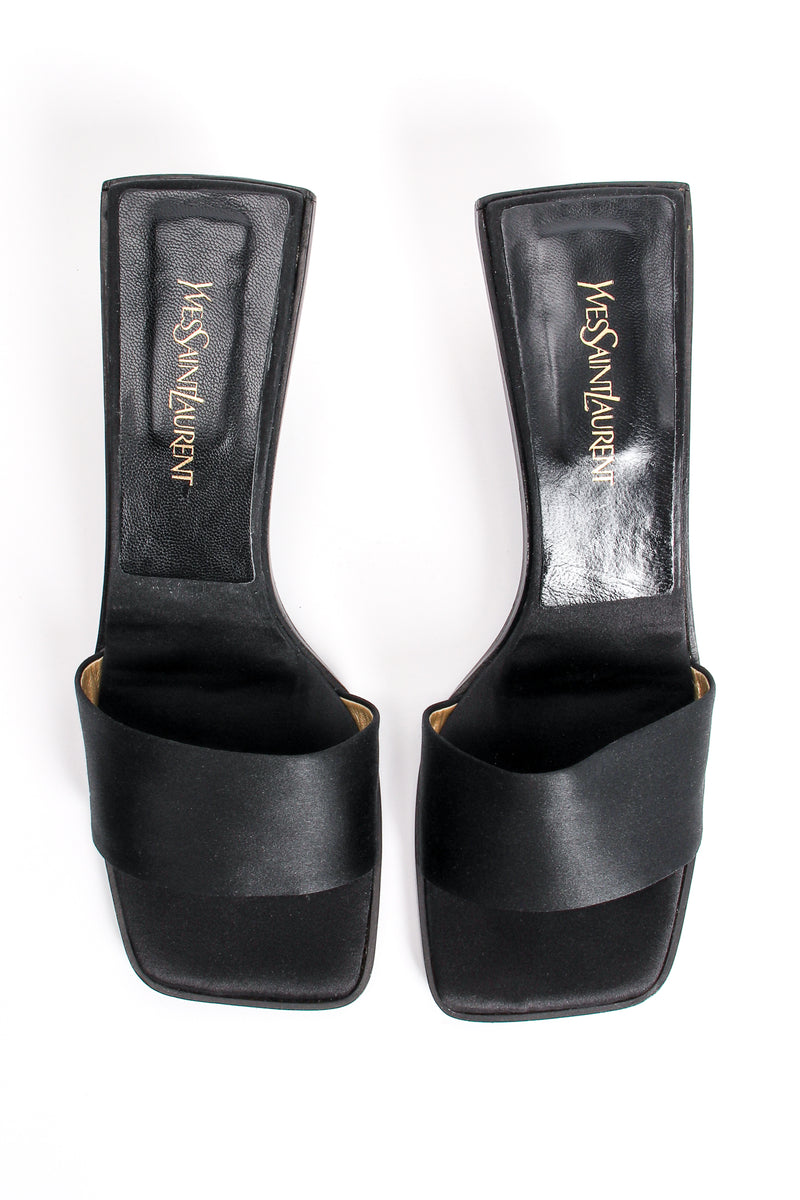 Vintage YSL Yves Saint Laurent Disco Ball Slide Sandals top at Recess Los Angeles