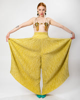 Vintage Mary McFadden Couture pants on Model @recessla