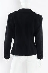 Vintage Yves Saint Laurent Classic Tuxedo Jacket back view @recessla