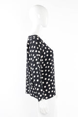 Vintage 1981 S/S YSL Polka Dot Shift Set mannequin top  @ Recess LA