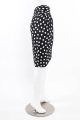 Vintage 1981 S/S YSL Polka Dot Shift Set mannequin skirt  @ Recess LA