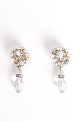 Vintage Crystal Cluster Drop Earrings at Recess Los Angeles