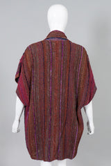 Zonda Nellis Striped Woven Kimono Sweater Vest