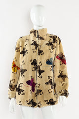 Vintage Zuki Sheared Beaver Butterfly Jacket mannequin front @ Recess LA