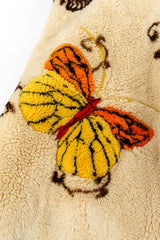 Vintage Zuki Sheared Beaver Butterfly Jacket butterfly print @ Recess LA