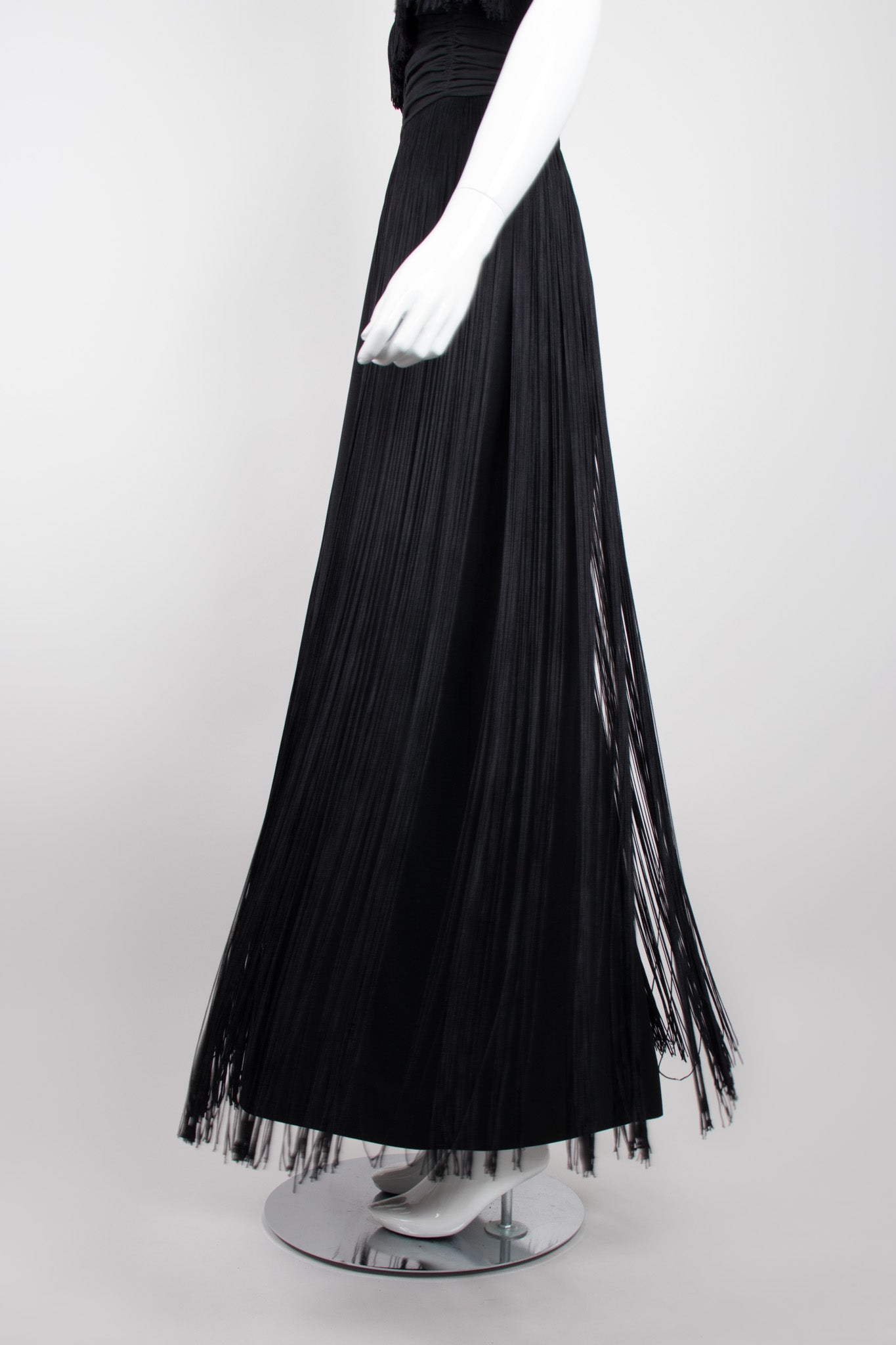 Lilli Diamond Vintage Halter Fringe Dress