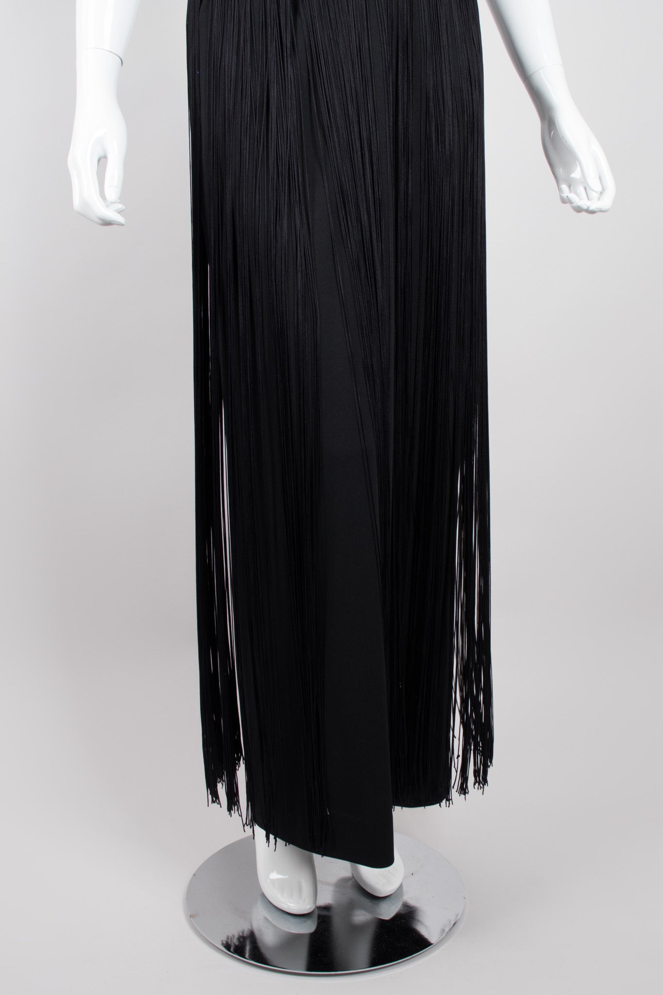 Lilli Diamond Vintage Halter Fringe Dress