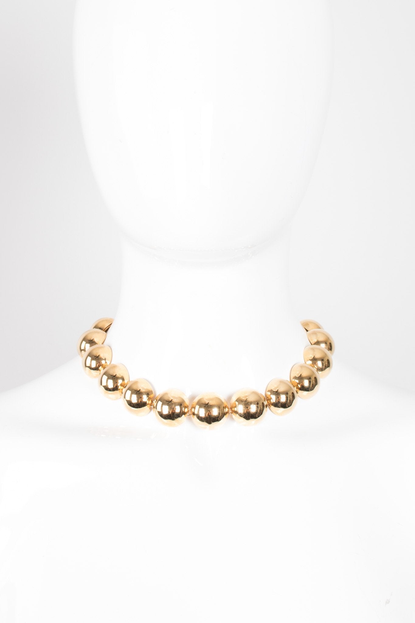 Monet Dome Bead Collar Necklace