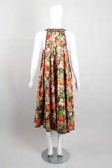 Bernard Perris Summer Fruits Peaches Trapeze Dress