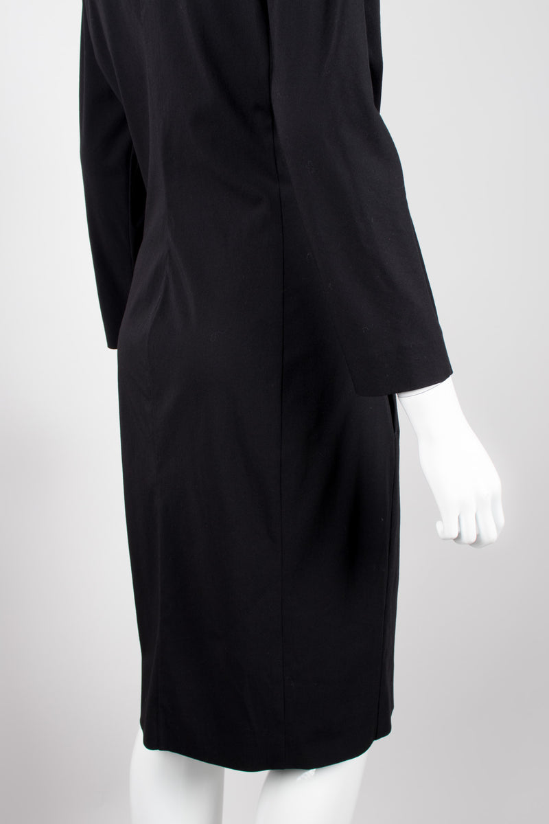 Jean Paul Gaultier Femme Elegant First Lady Draped Wrap Dress