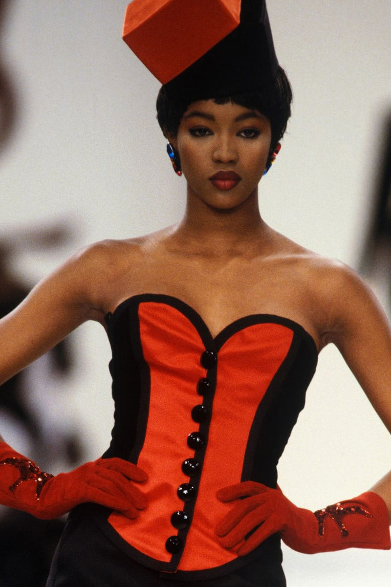 1988 A/W Velvet Satin Corset