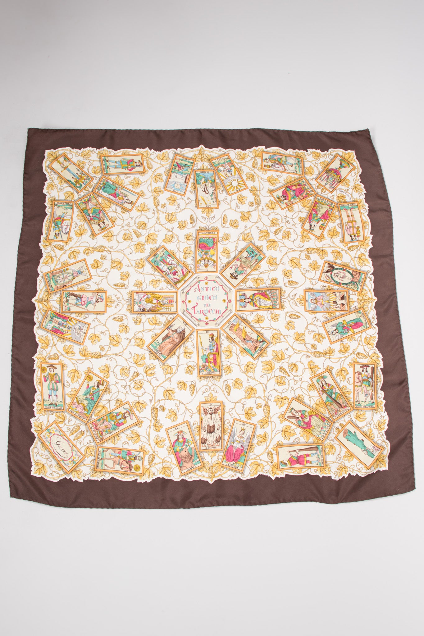 Antico Gioco Dei Tarocchi Tarot Scarf