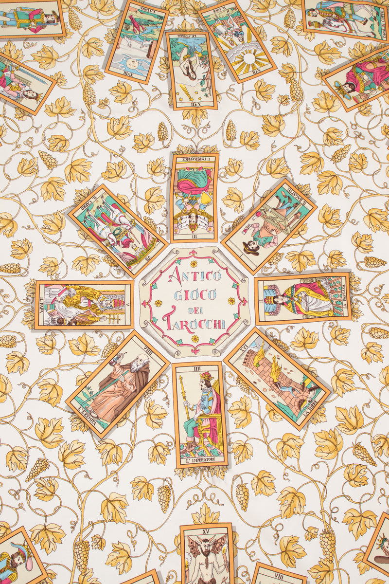 Antico Gioco Dei Tarocchi Tarot Scarf