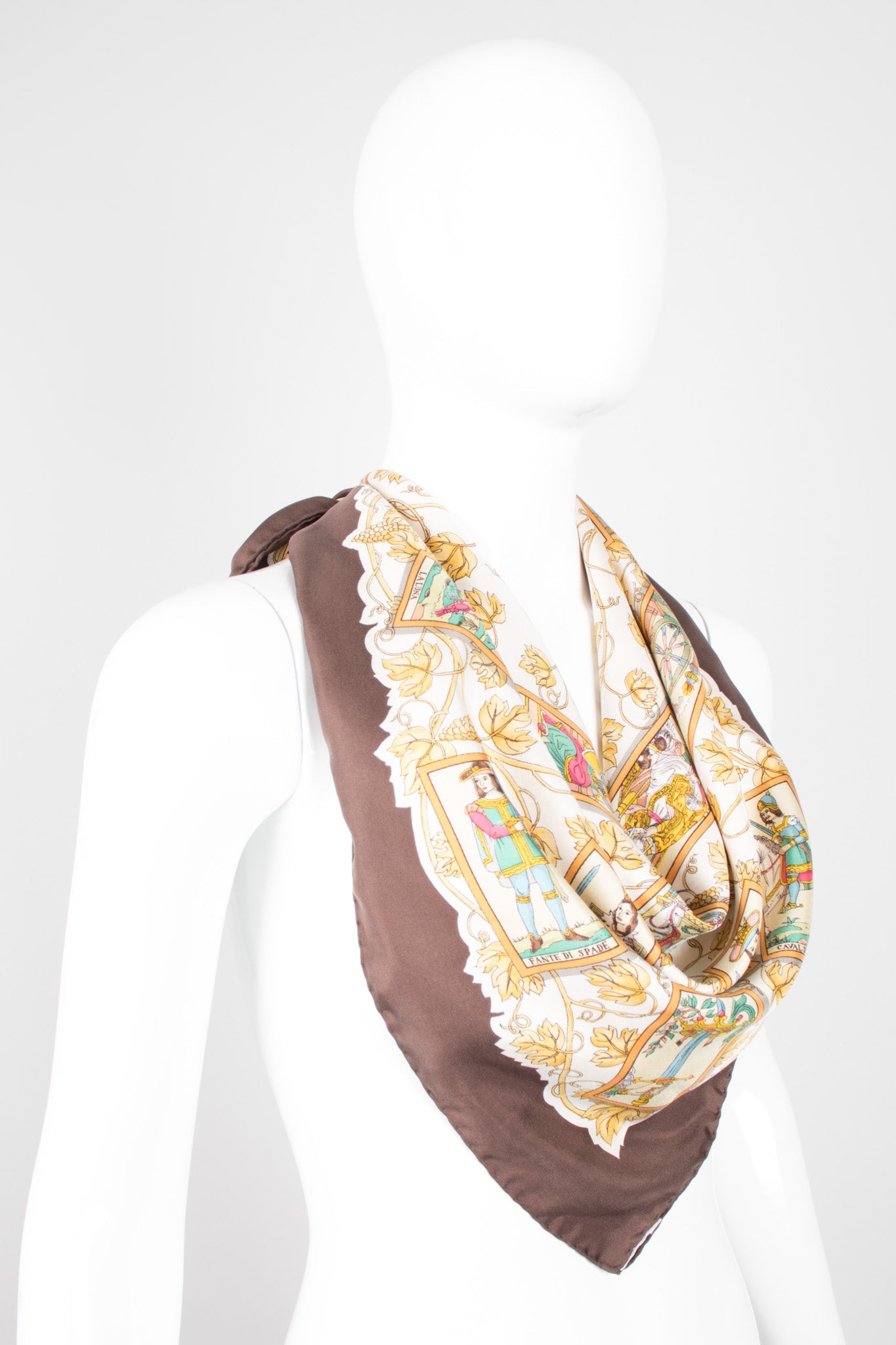 Antico Gioco Dei Tarocchi Tarot Scarf