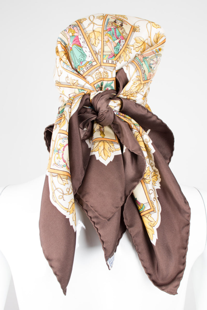 Antico Gioco Dei Tarocchi Tarot Scarf