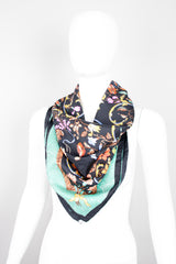 Hermès Pierres D'Orient Et D'occident Floral Scarf