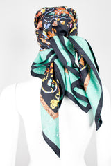 Hermès Pierres D'Orient Et D'occident Floral Scarf