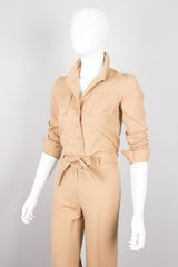 Alan Austin Safari Khaki Jacket & Pant Suit Set