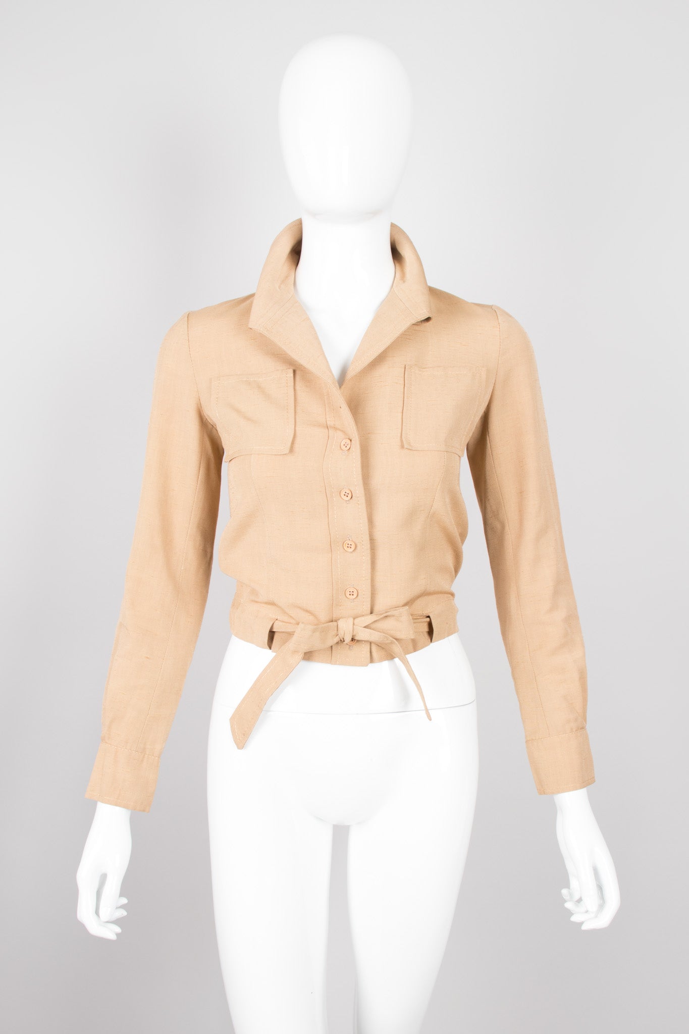 Alan Austin Safari Khaki Jacket & Pant Suit Set