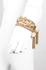 Money Mixed Chain Tassel Vintage Bracelet