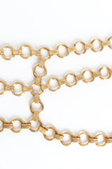 Vintage Double Draped Chain Belt Detail at Recess LA