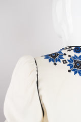 Oscar de la Renta Sun Star Ukrainian Embroidered Folk Jacket