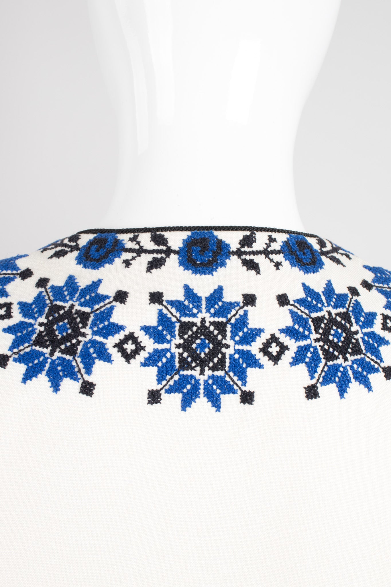 Oscar de la Renta Sun Star Ukrainian Embroidered Folk Jacket