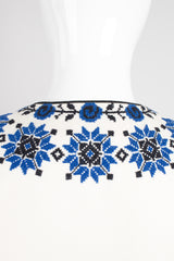 Oscar de la Renta Sun Star Ukrainian Embroidered Folk Jacket