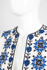 Oscar de la Renta Sun Star Ukrainian Embroidered Folk Jacket