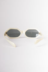 Omura France Octagonal Pearl Sunglasses