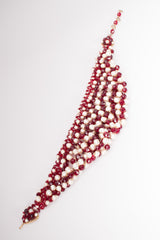 Coppola e Toppo Draped Pearl Crystal Bead Necklace